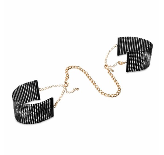 Kajdanki - Bijoux Indiscrets Desir Metallique Cuffs Black